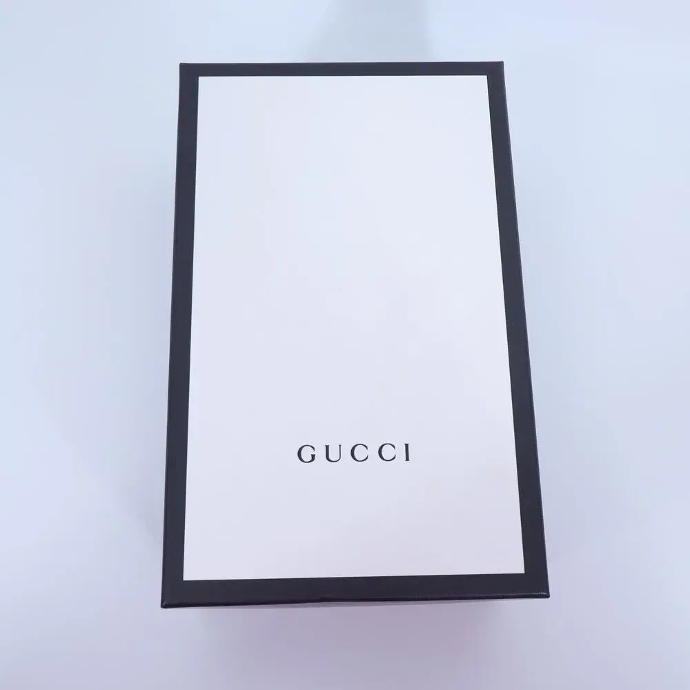 GUCCI Black and White Shoe Size Gift Box 7.5x12.5x4.25